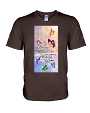Butterfly Heaven in home Gift for you V-Neck T-Shirt tile