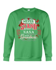 Nana never stand between family gift personalized Crewneck Sweatshirt tile