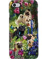 Pug roses pug lover dog mom Phone Case i-phone-8-case