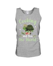 Cooking and Turtle gift for you Unisex Tank tile