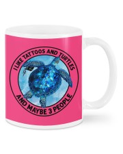 Turtle and tattoo three people turtle lovers Mugs tile