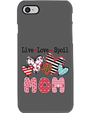 Mom live love spoil Phone Case tile
