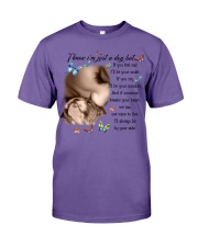 Bulldog by your side bulldog lover dog mom Premium Fit Mens Tee tile