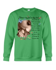 Bulldog by your side bulldog lover dog mom Crewneck Sweatshirt tile