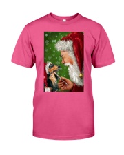 Dachshund Happiness Santa Claus Gift For Christmas Premium Fit Mens Tee tile