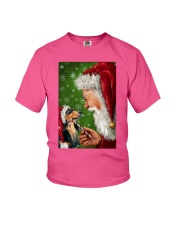 Dachshund Happiness Santa Claus Gift For Christmas Youth T-Shirt tile