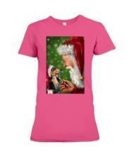 Dachshund Happiness Santa Claus Gift For Christmas Premium Fit Ladies Tee tile