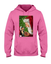 Dachshund Happiness Santa Claus Gift For Christmas Hooded Sweatshirt tile