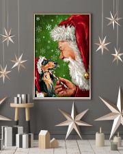Dachshund Happiness Santa Claus Gift For Christmas 24x36 Poster lifestyle-holiday-poster-1