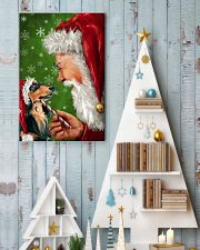 Dachshund Happiness Santa Claus Gift For Christmas 24x36 Poster lifestyle-holiday-poster-2
