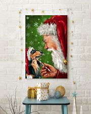Dachshund Happiness Santa Claus Gift For Christmas 24x36 Poster lifestyle-holiday-poster-3