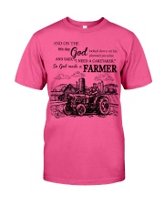 God made a farmer Gift for you Classic T-Shirt tile