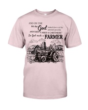 God made a farmer Gift for you Premium Fit Mens Tee tile