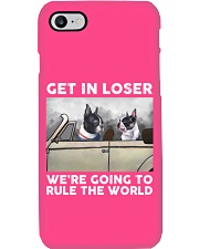 Boston terrier get in loser boston lovers Phone Case tile