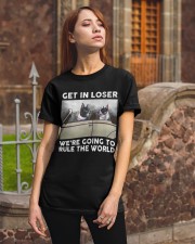 Boston terrier get in loser boston lovers Classic T-Shirt apparel-classic-tshirt-lifestyle-06