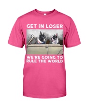 Boston terrier get in loser boston lovers Classic T-Shirt tile
