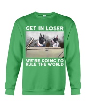 Boston terrier get in loser boston lovers Crewneck Sweatshirt tile