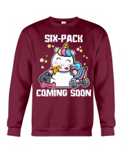 Unicorn Six-Pack coming gift for you Crewneck Sweatshirt tile