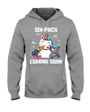 Unicorn Six-Pack coming gift for you Hooded Sweatshirt tile