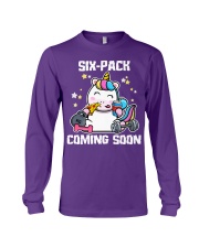 Unicorn Six-Pack coming gift for you Long Sleeve Tee tile