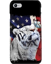 Tiger butterfly on nose tiger lovers Phone Case tile