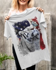 Tiger butterfly on nose tiger lovers Classic T-Shirt apparel-classic-tshirt-lifestyle-front-117