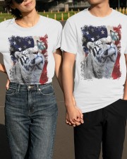 Tiger butterfly on nose tiger lovers Classic T-Shirt apparel-classic-tshirt-lifestyle-front-146