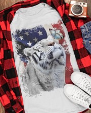 Tiger butterfly on nose tiger lovers Classic T-Shirt apparel-classic-tshirt-lifestyle-front-163