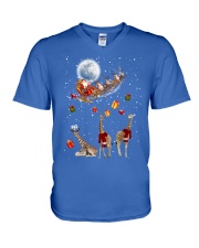 Giraffe hoho gift for giraffe lovers V-Neck T-Shirt tile