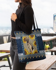 German Shepherd For mom denim sunshine sunflower All-over Tote aos-all-over-tote-lifestyle-front-04