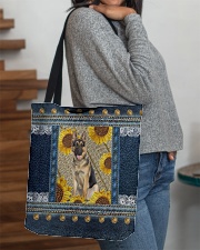 German Shepherd For mom denim sunshine sunflower All-over Tote aos-all-over-tote-lifestyle-front-09