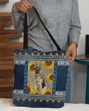 German Shepherd For mom denim sunshine sunflower All-over Tote aos-all-over-tote-lifestyle-front-10
