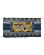 German Shepherd For mom denim sunshine sunflower Mask tile