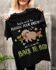 Sloth Follow your dream Gift for U Classic T-Shirt apparel-classic-tshirt-lifestyle-front-117