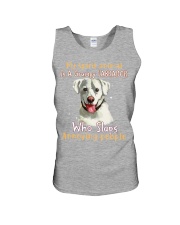 Labrador retriever annoying people cus tjl Unisex Tank tile
