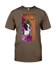 Boston terrier magical gift for dog mom Classic T-Shirt tile
