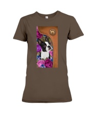 Boston terrier magical gift for dog mom Premium Fit Ladies Tee tile