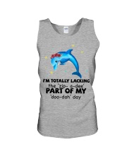 Dolphin i am totally dolphin lovers Unisex Tank tile