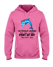 Dolphin i am totally dolphin lovers Hooded Sweatshirt tile