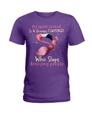 Flamingo annoying people flamingo lovers Ladies T-Shirt tile