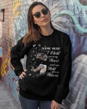 Butterfly hold you insects bugs lover personalized Crewneck Sweatshirt lifestyle-unisex-sweatshirt-front-3