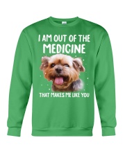 Yorkshire terrier out of the medicine Crewneck Sweatshirt tile