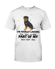 Rottweiler i am totally rottweiler lover Classic T-Shirt front