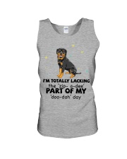 Rottweiler i am totally rottweiler lover Unisex Tank tile