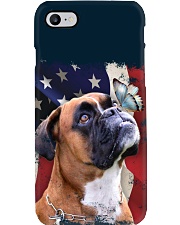 Boxer butterfly on nose boxer lovers dog moms Phone Case tile