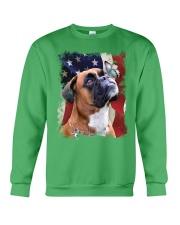 Boxer butterfly on nose boxer lovers dog moms Crewneck Sweatshirt tile