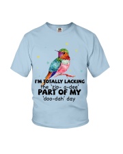Hummingbird i am totally hummingbird lover Youth T-Shirt tile