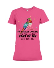 Hummingbird i am totally hummingbird lover Premium Fit Ladies Tee tile