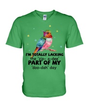 Hummingbird i am totally hummingbird lover V-Neck T-Shirt tile