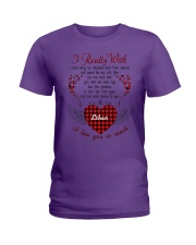 Husband really wish personalized shirt Ladies T-Shirt tile